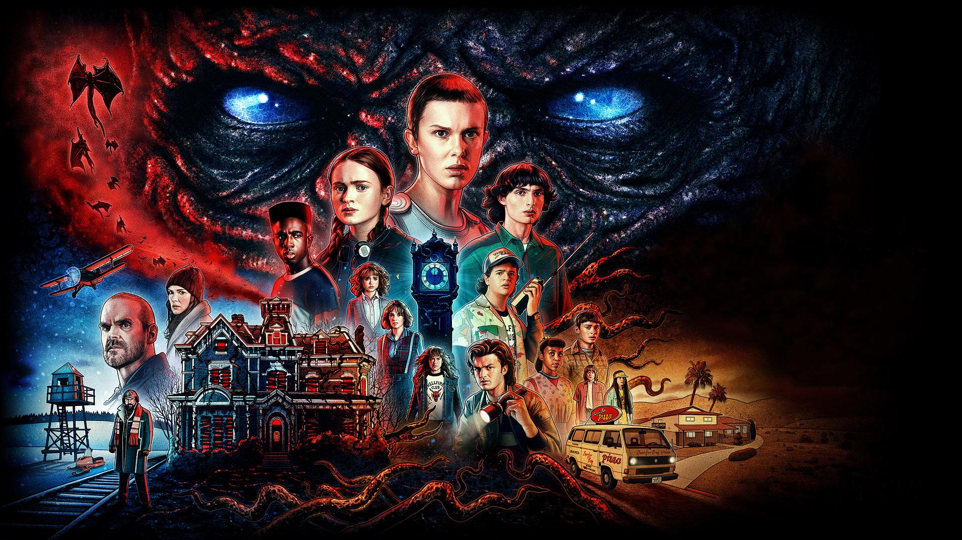 Stranger Things 4 Full HD 1080p Wallpaper 1920x1080