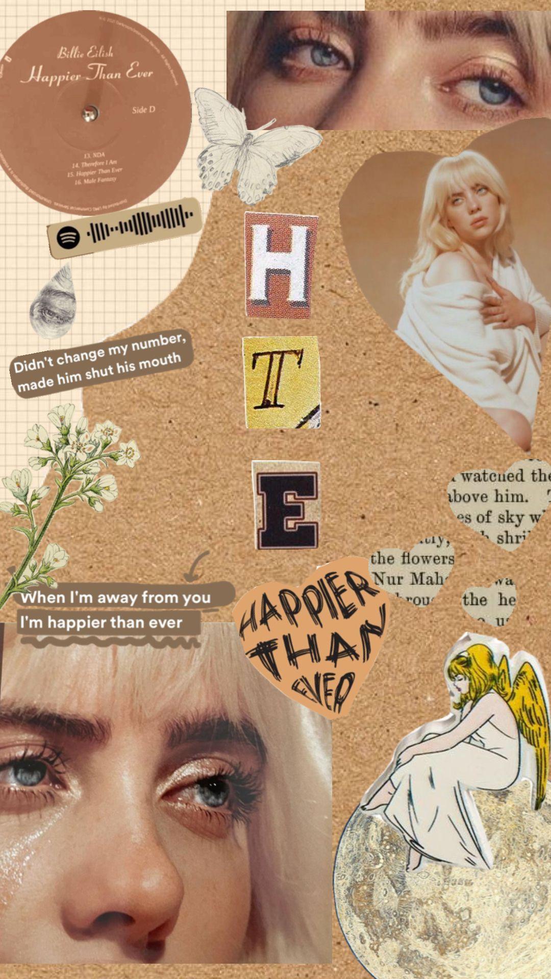 Aesthetic Billie Eilish Phone Background 1080x1920