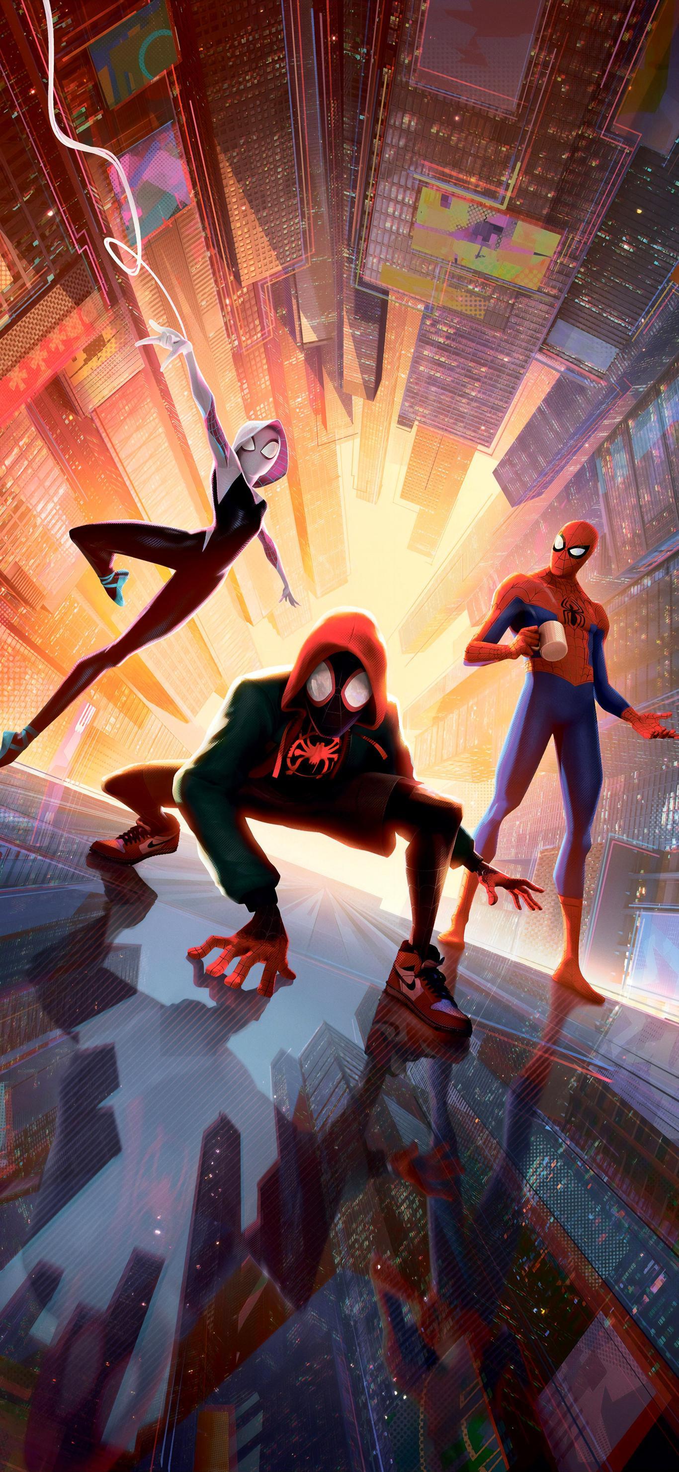 Spiderman Into The Spider Verse 2 iPhone Wallpaper 1366x2960