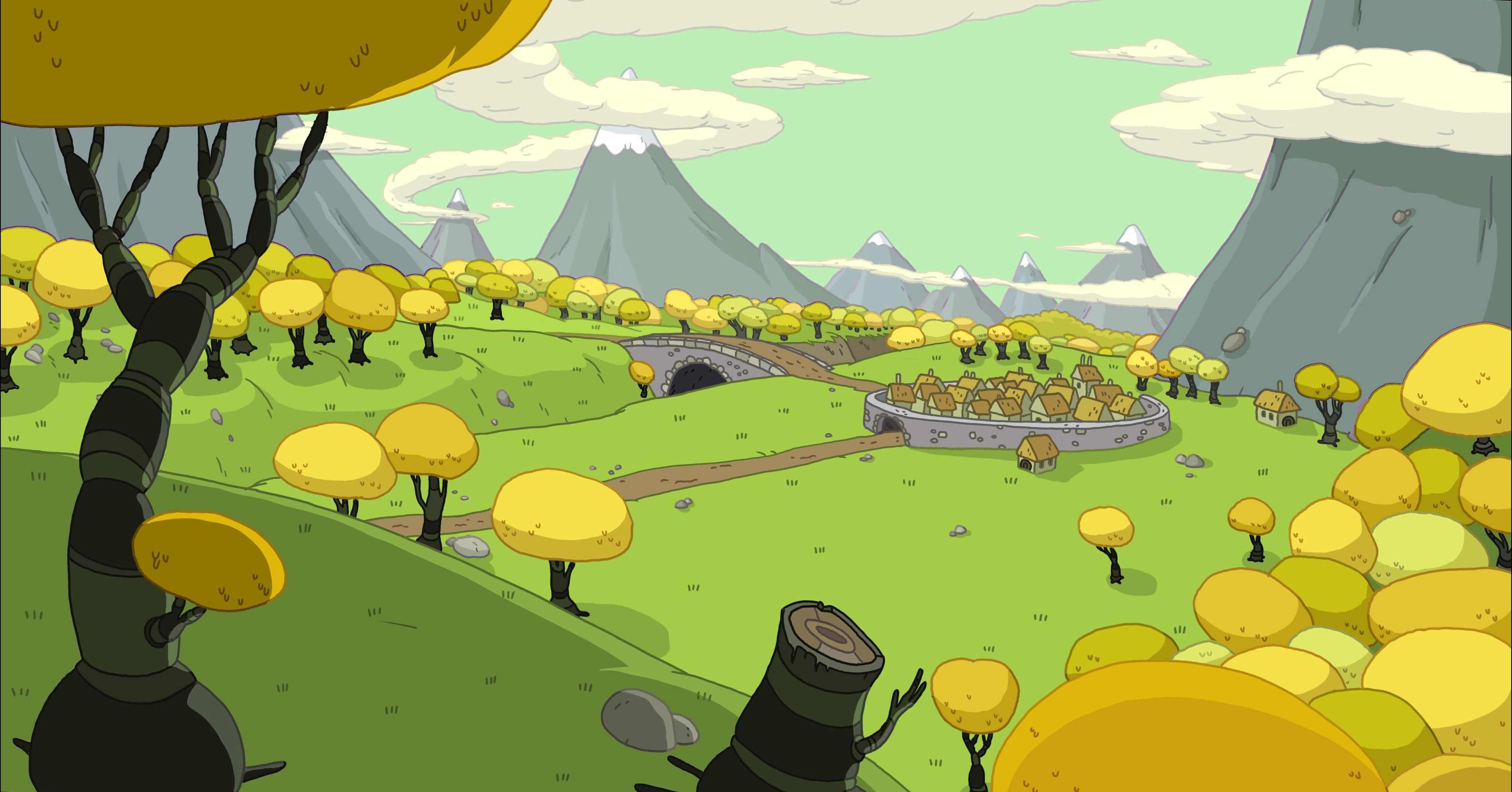 Adventure Time HD Wallpaper 3807x1995