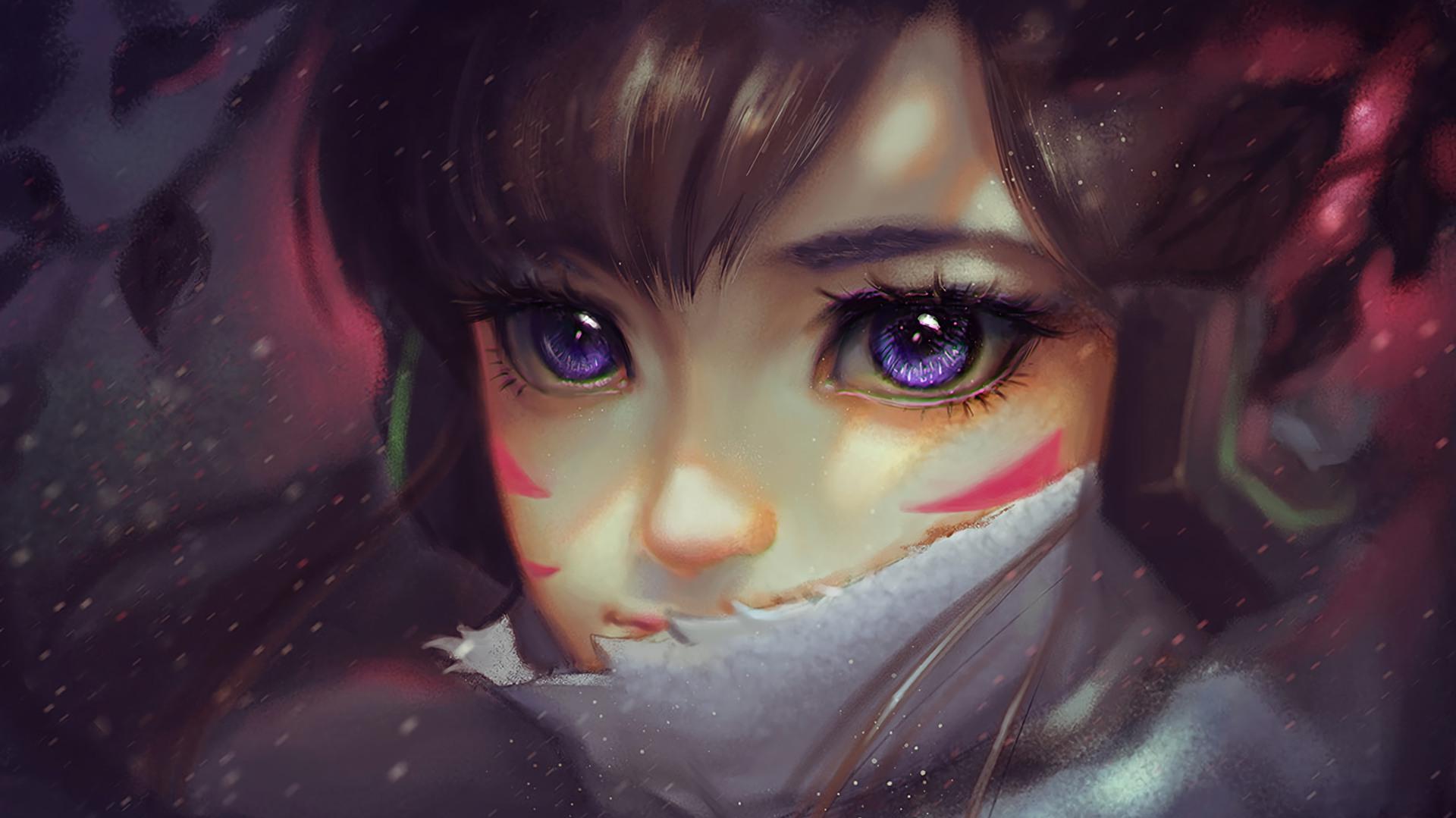 Dva Overwatch Full HD 1080p Wallpaper 1920x1080