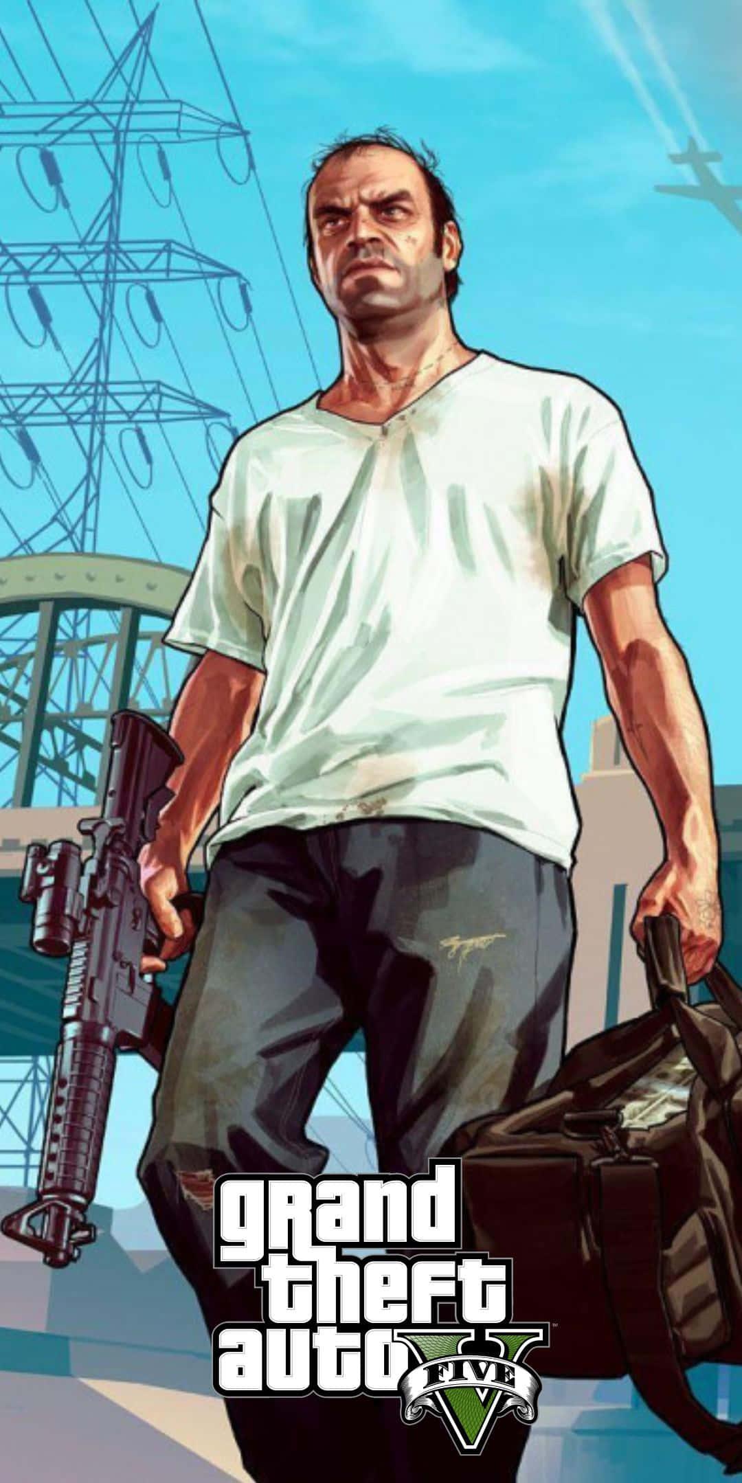 Trevor Gta 5 Android Wallpaper 1080x2160