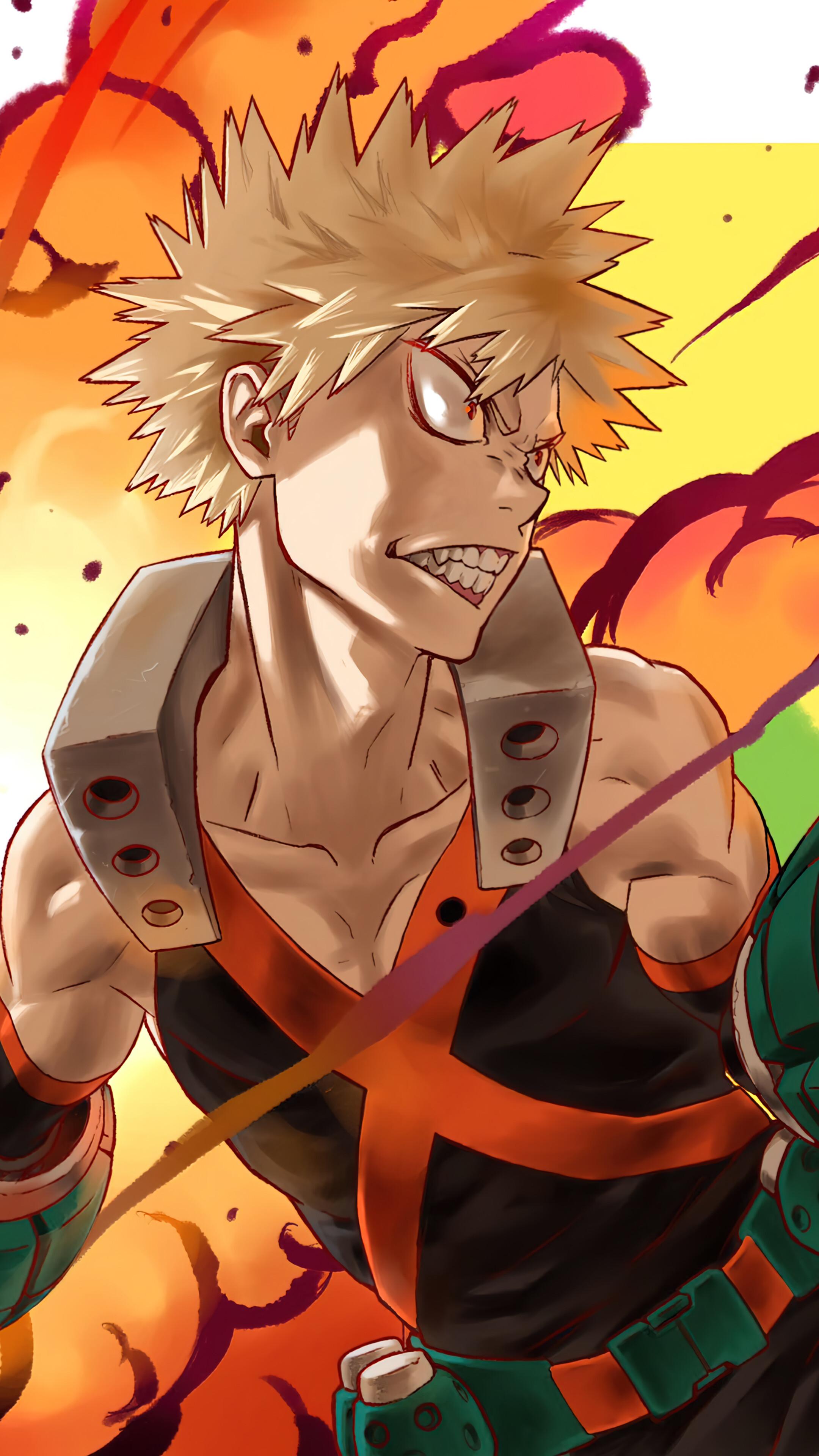 Katsuki Bakugo 4k Phone Wallpaper 2160x3840