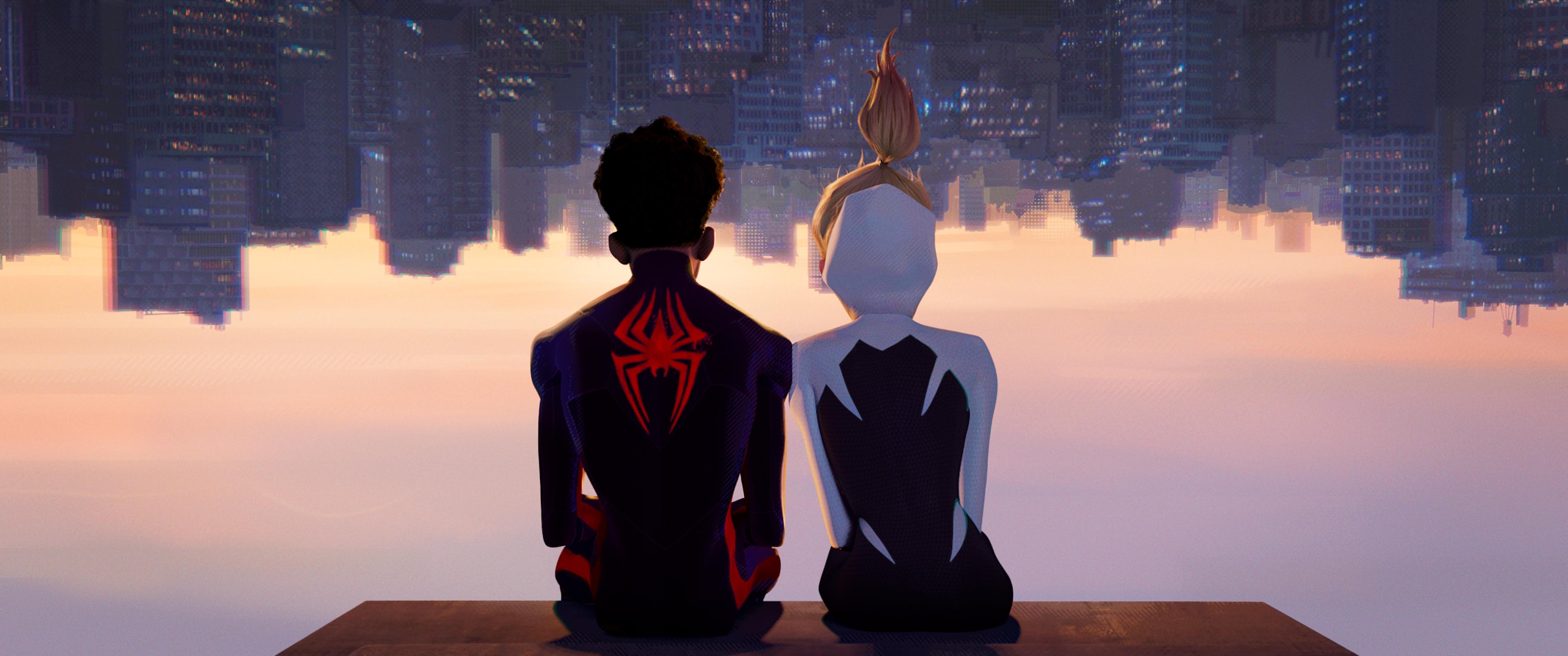 Spiderman Into The Spider Verse 2 HD Wallpaper 4200x1760