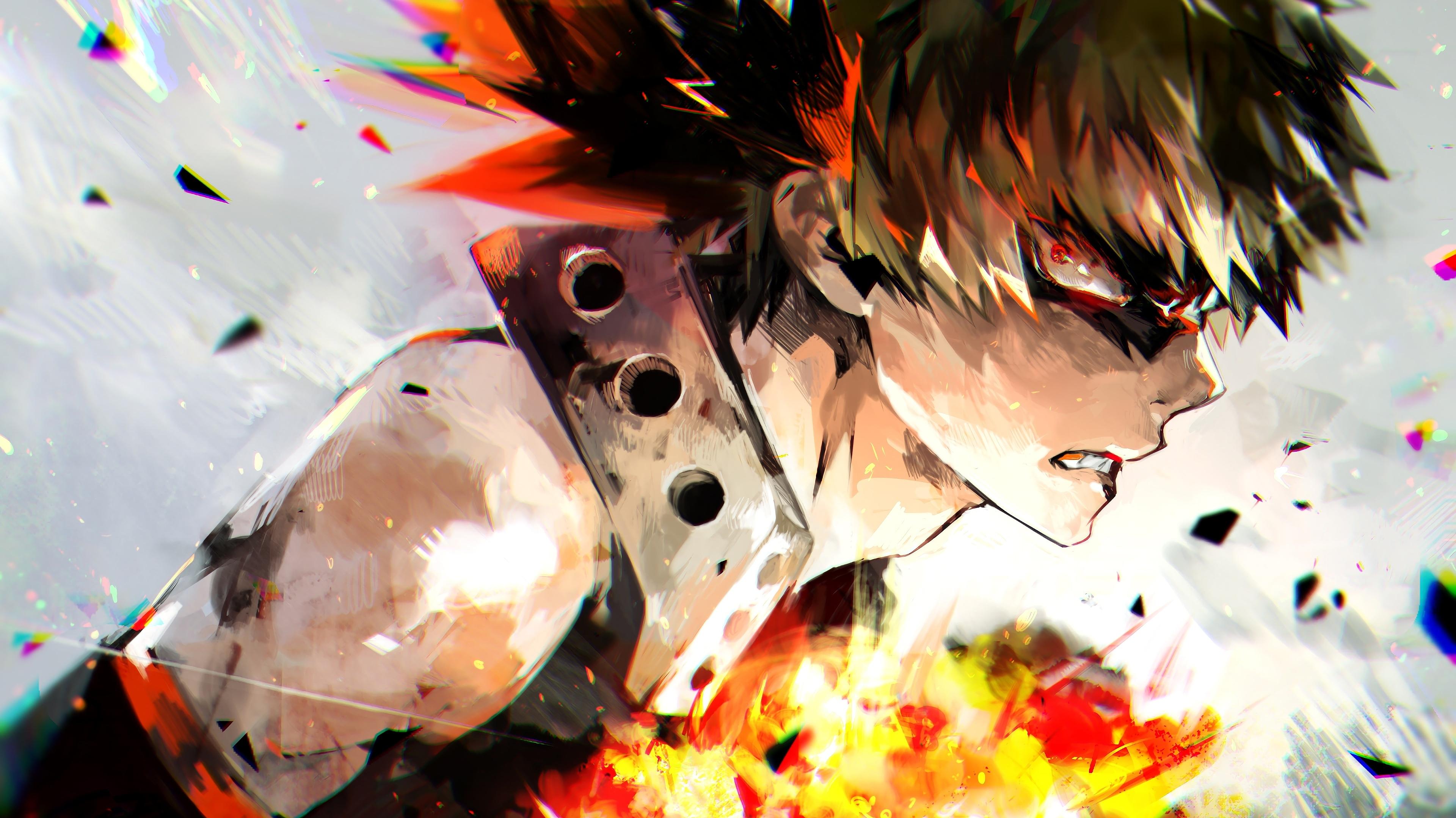 Katsuki Bakugo 4k UHD Wallpaper 3840x2160