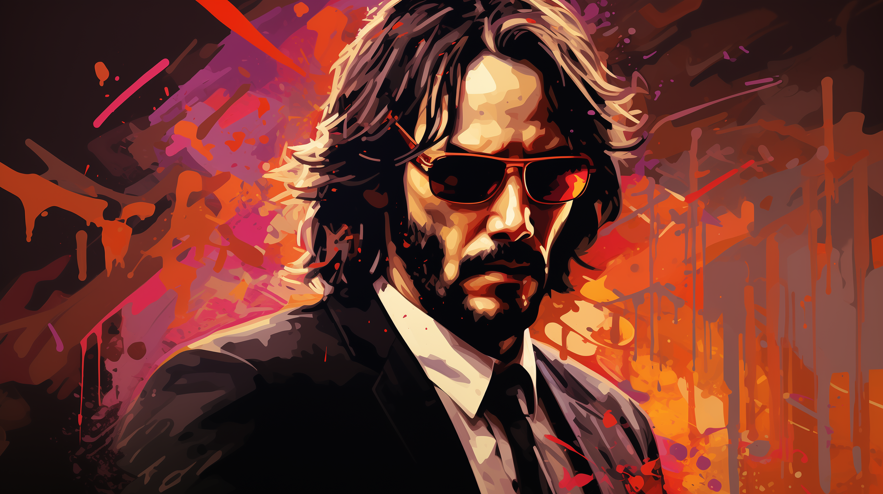 John Wick MacBook Wallpaper 2912x1632