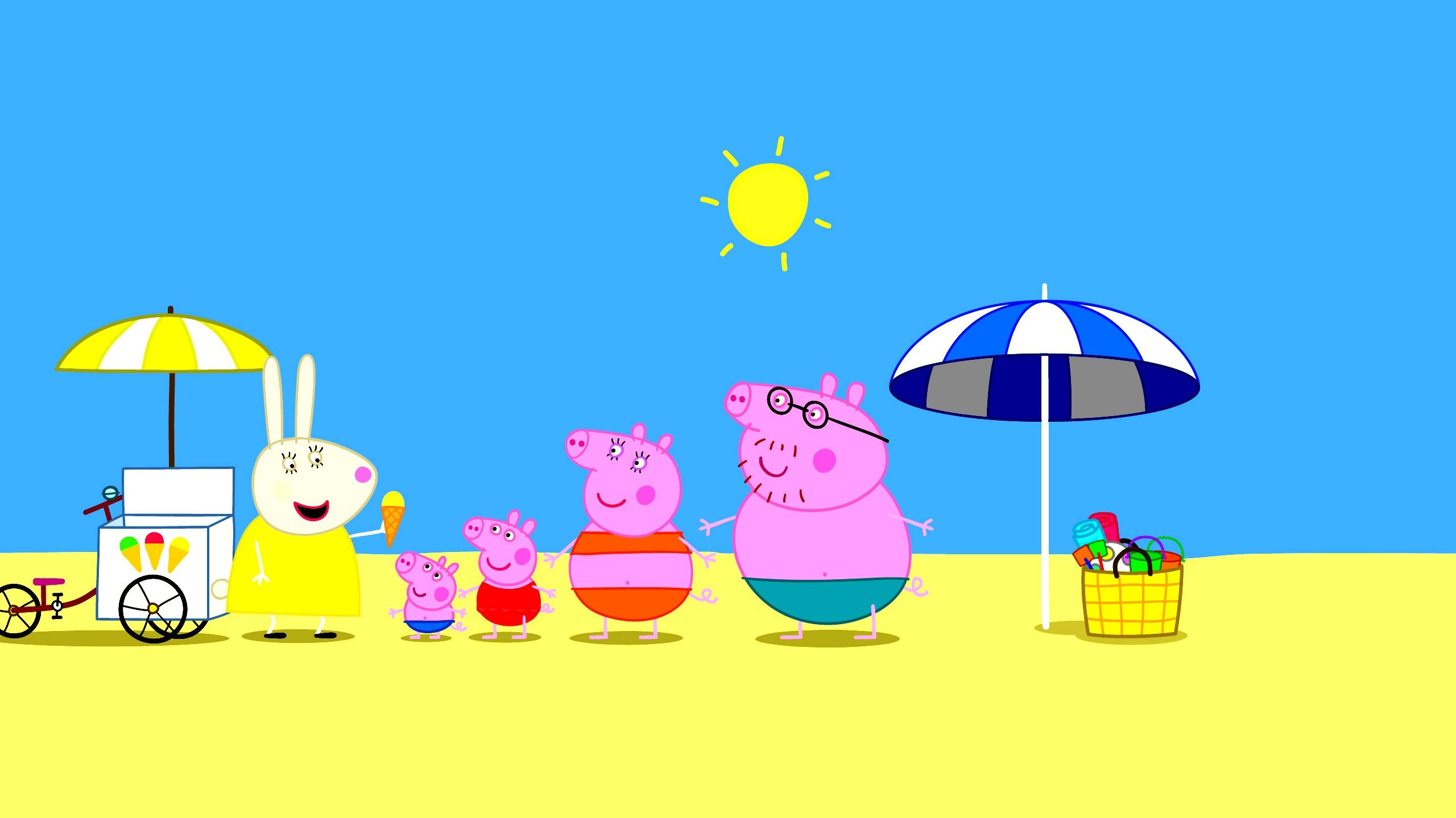 Peppa Pig 2k QHD Wallpaper 2560x1440