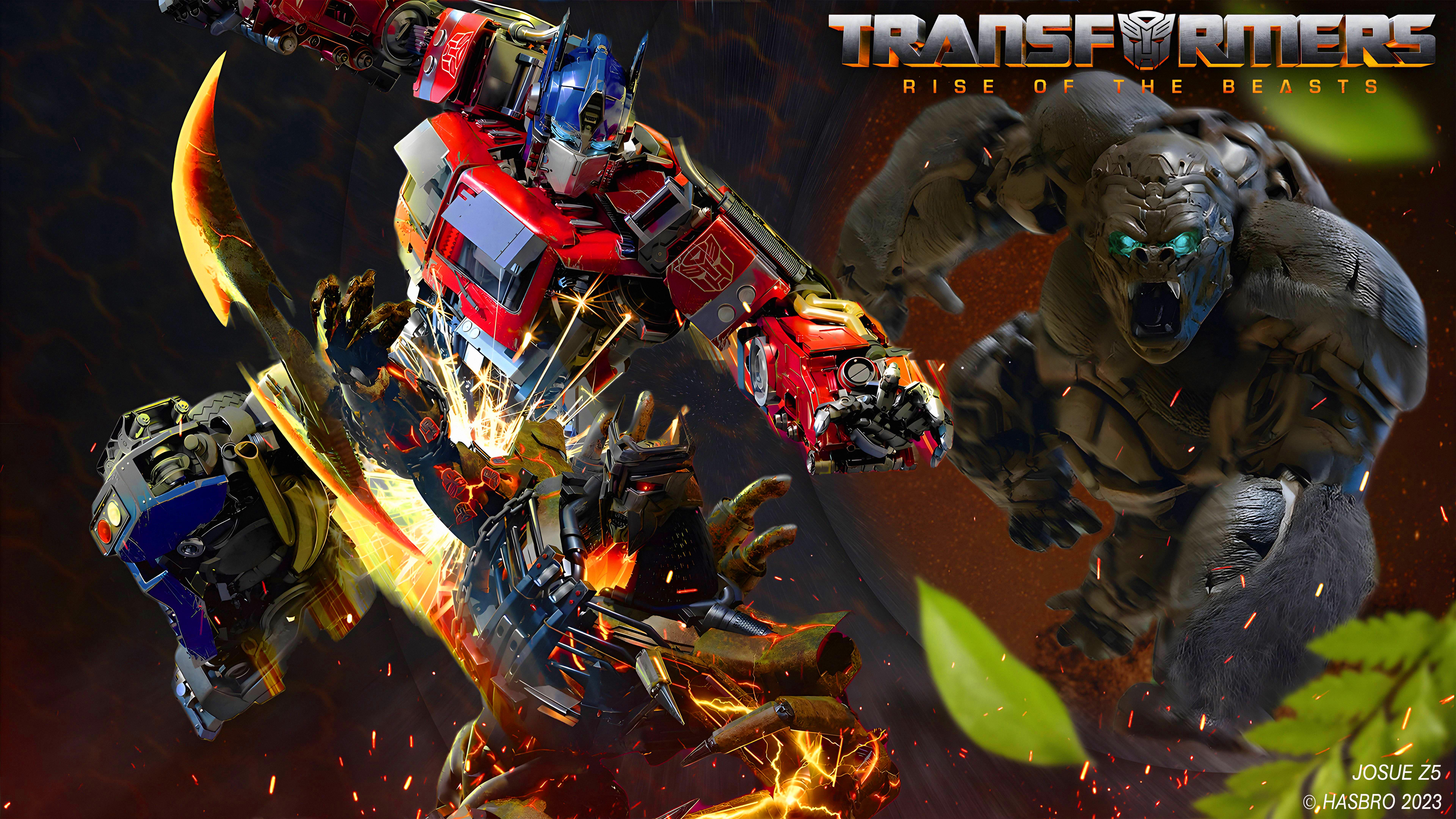 Transformers Rise Of The Beasts Desktop HD Wallpaper 7680x4320