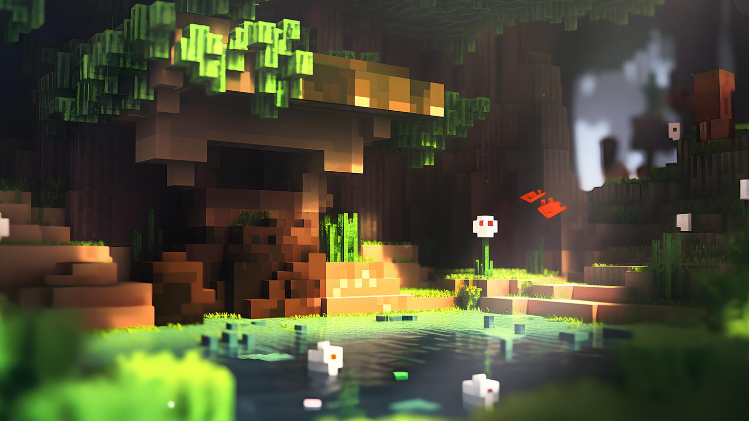 Minecraft MacBook Background 1536x864