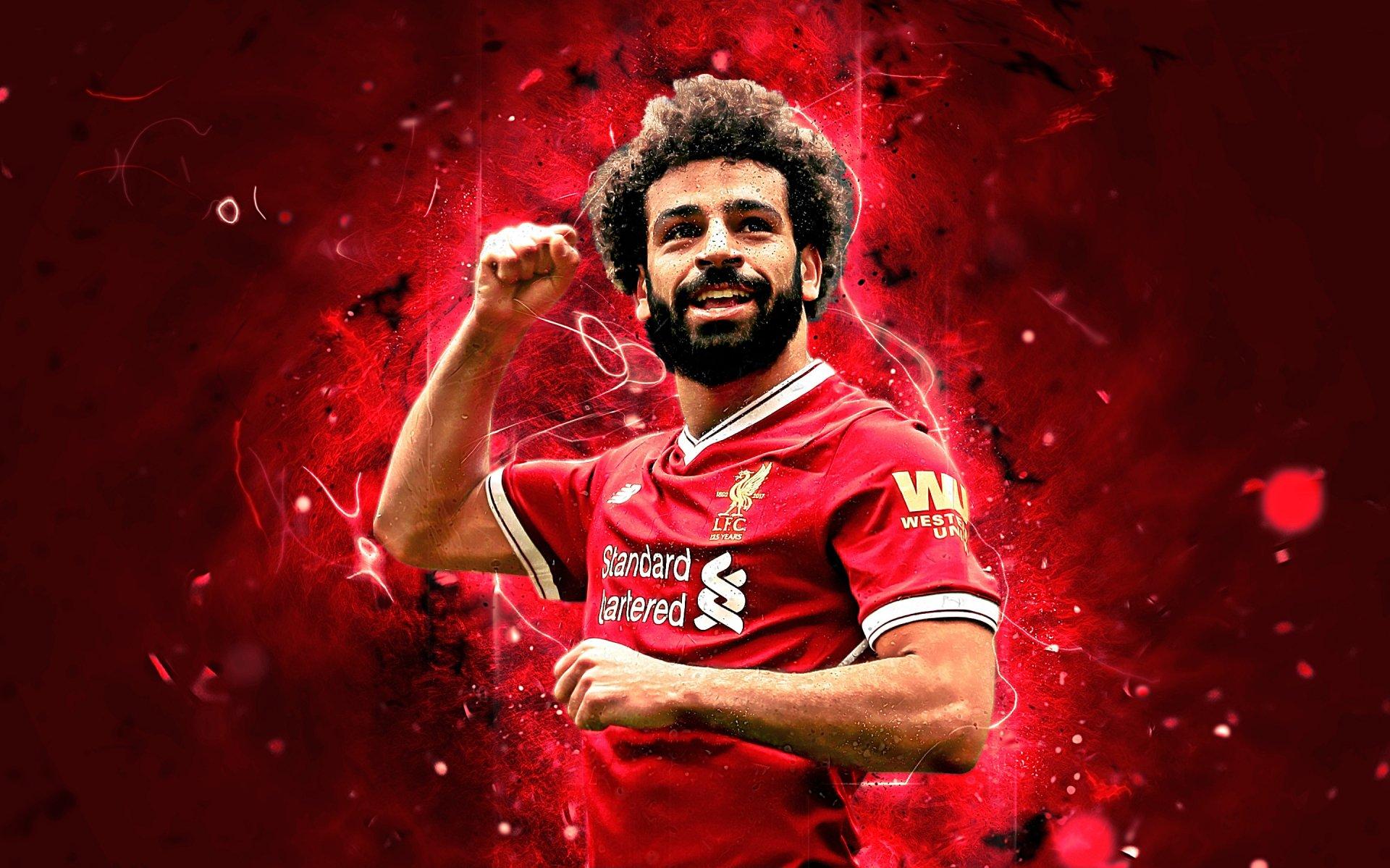 Mohamed Salah Widescreen HD Wallpaper 1920x1200