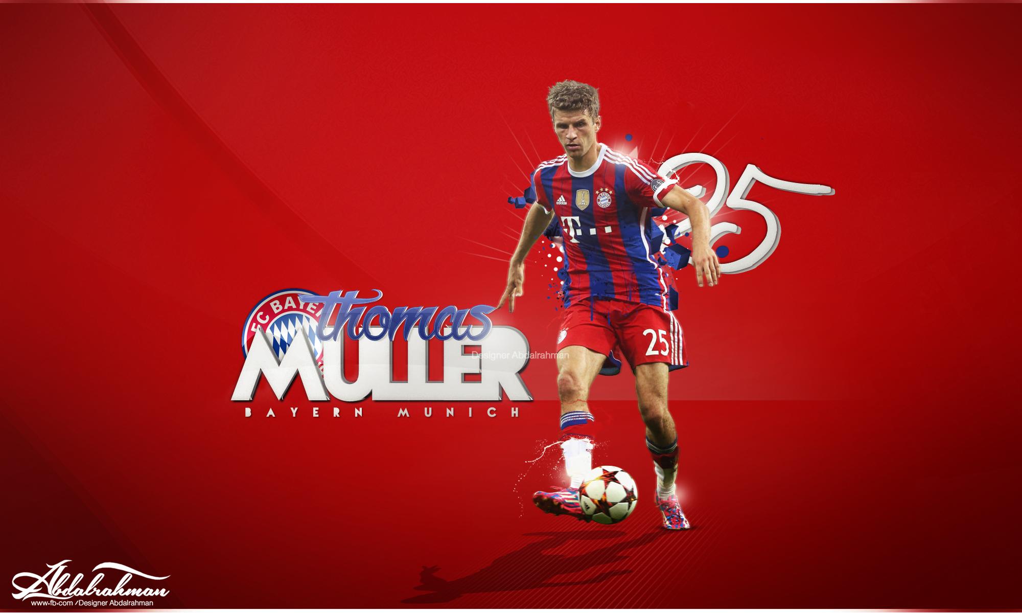 Thomas Muller HD Background 2000x1200
