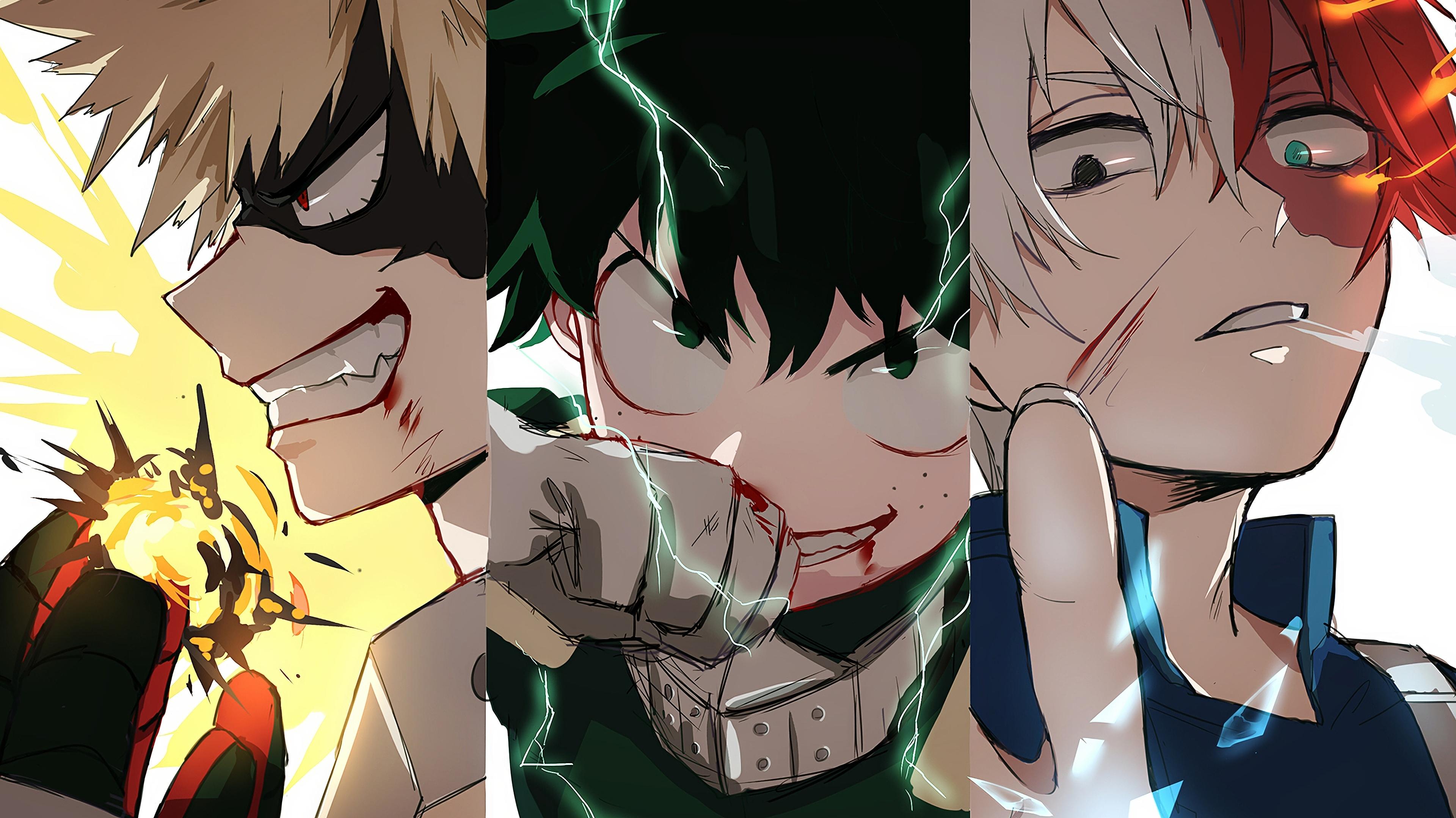 Katsuki Bakugo 4k UHD Wallpaper 3840x2160