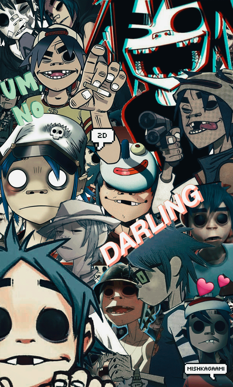 Gorillaz Wallpaper for Mobile 800x1331