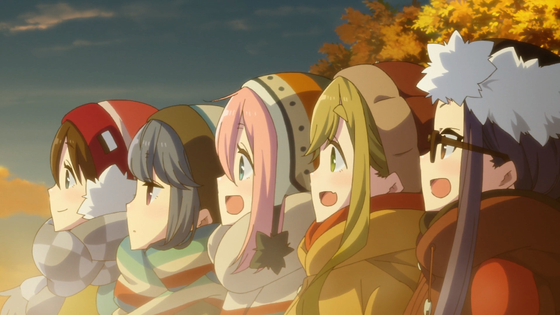 Laid Back Camp Full HD 1080p Wallpaper 1920x1080