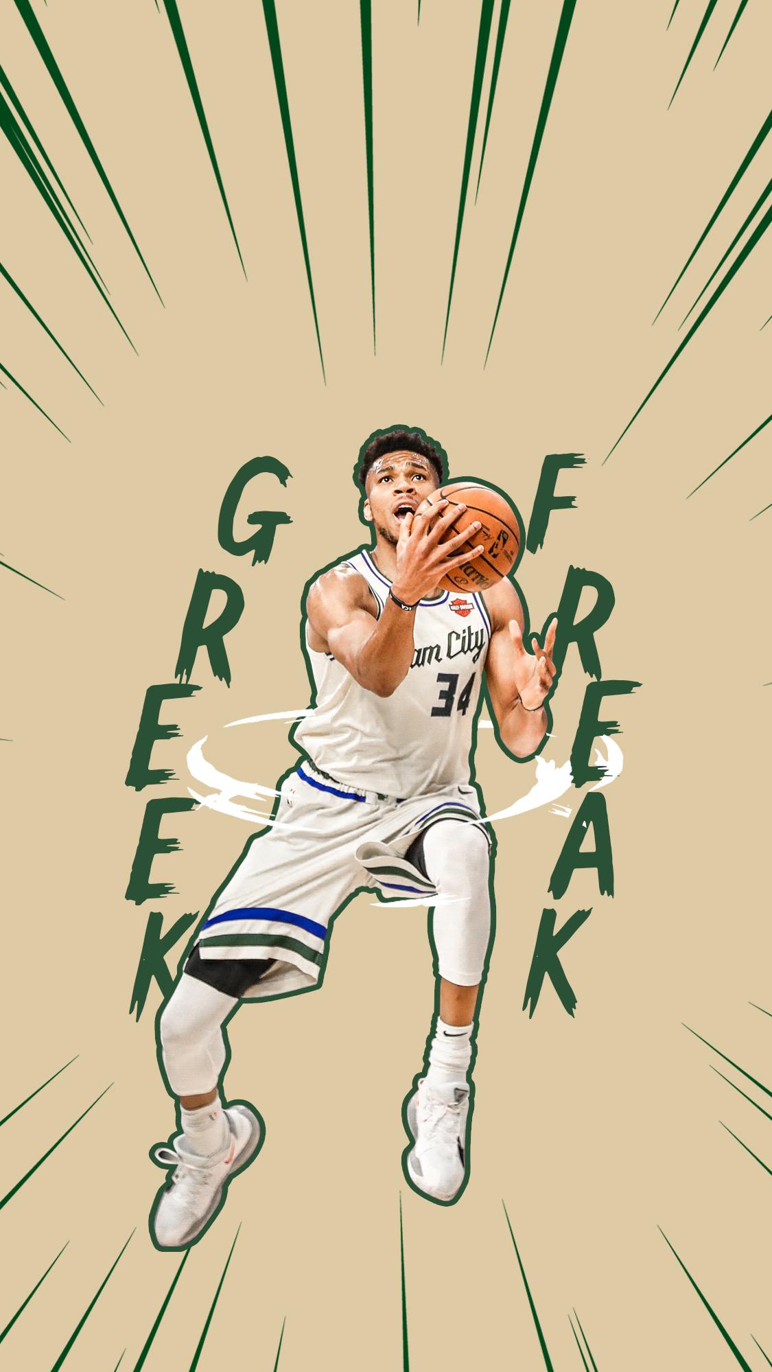 Giannis Antetokounmpo iPhone Wallpaper Image 1125x2000