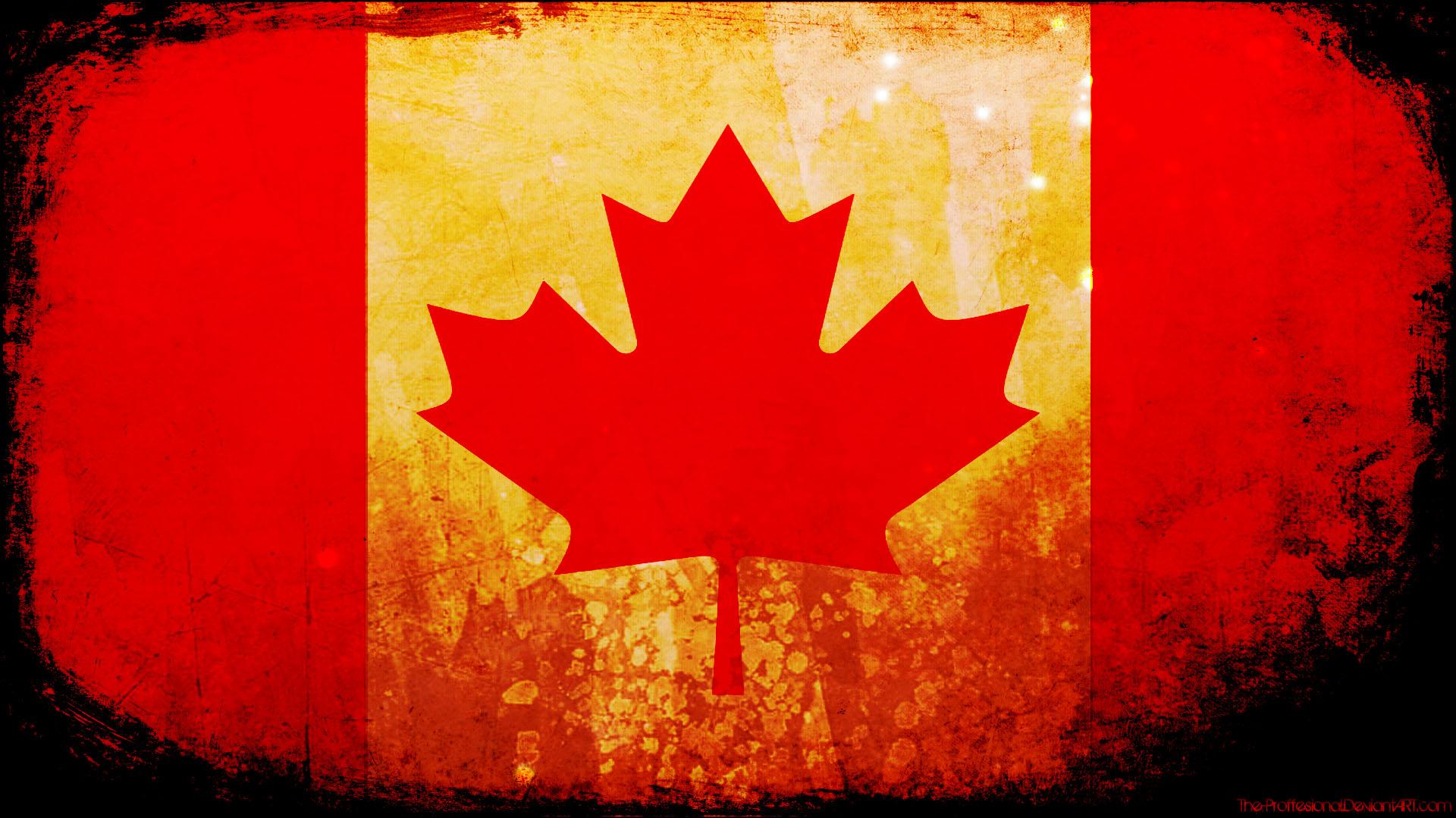 Canada Flag Full HD 1080p Wallpaper 1920x1080