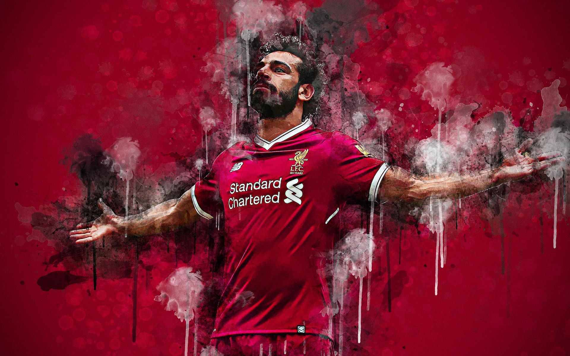 Mohamed Salah Widescreen HD Wallpaper 1920x1200