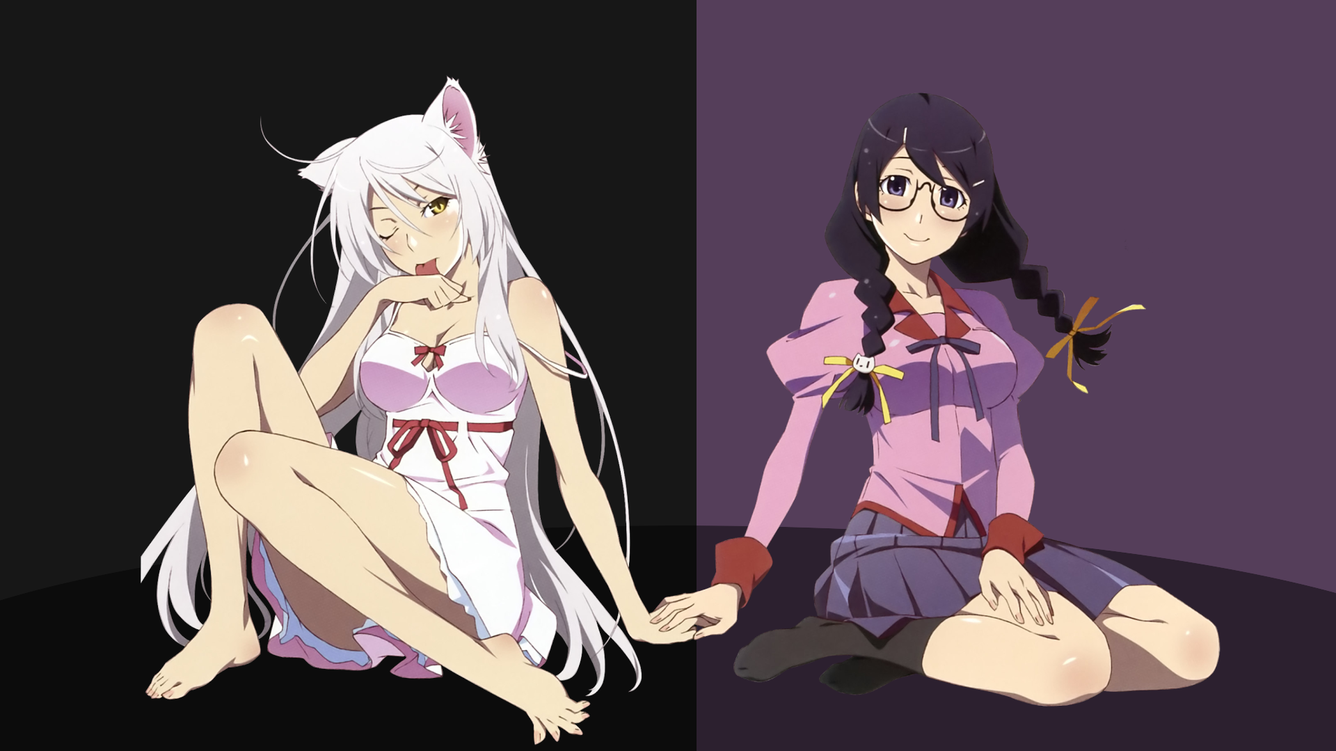 Tsubasa Hanekawa Full HD 1080p Wallpaper 1920x1080