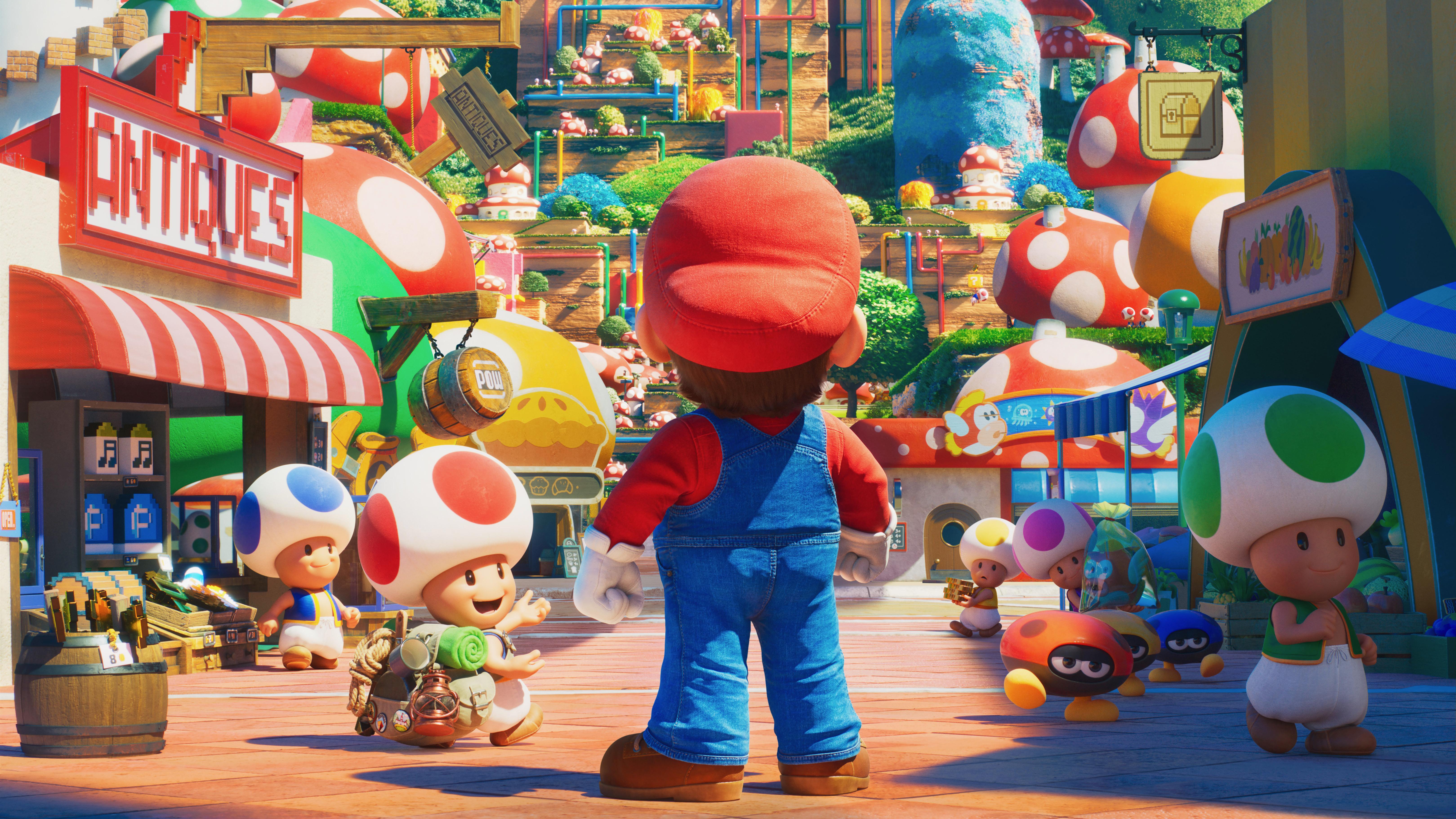 Mario Bros HD Wallpaper 6477x3643