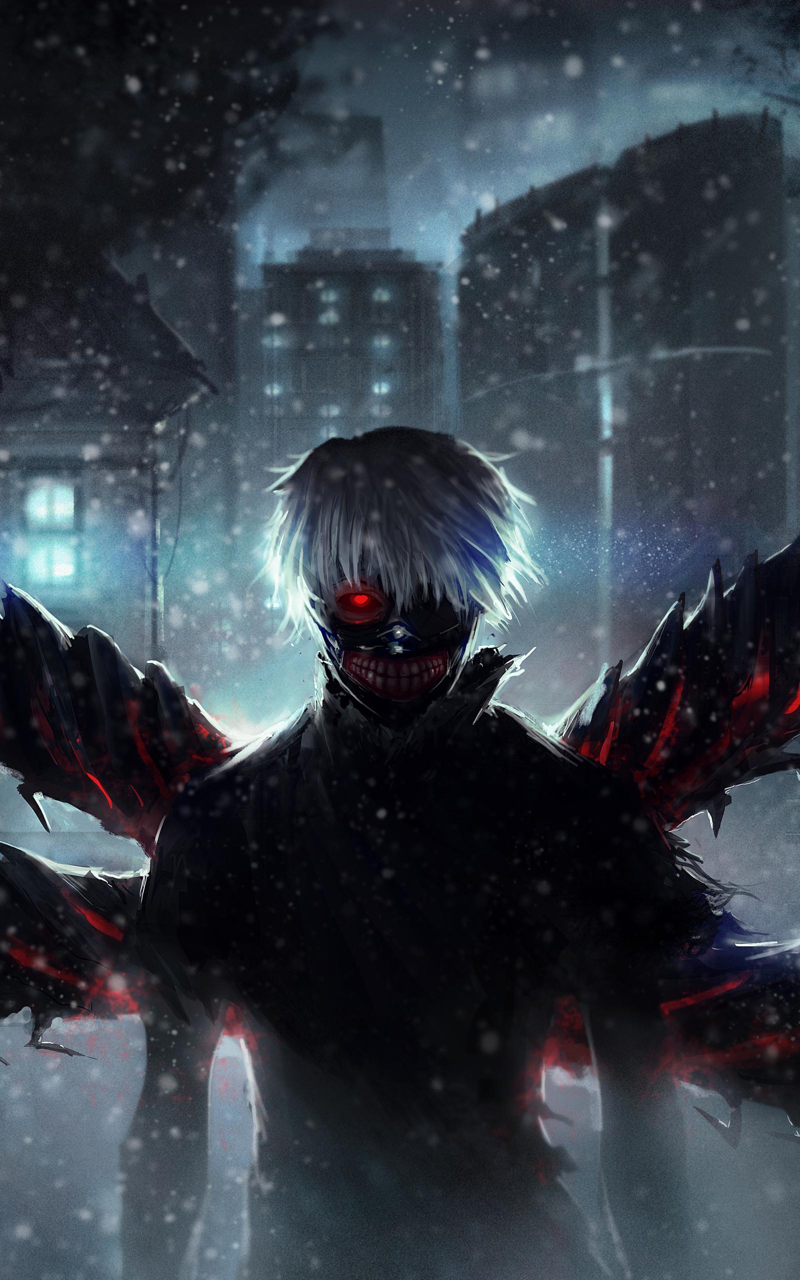 Ken Kaneki Mobile Wallpaper 1600x2560