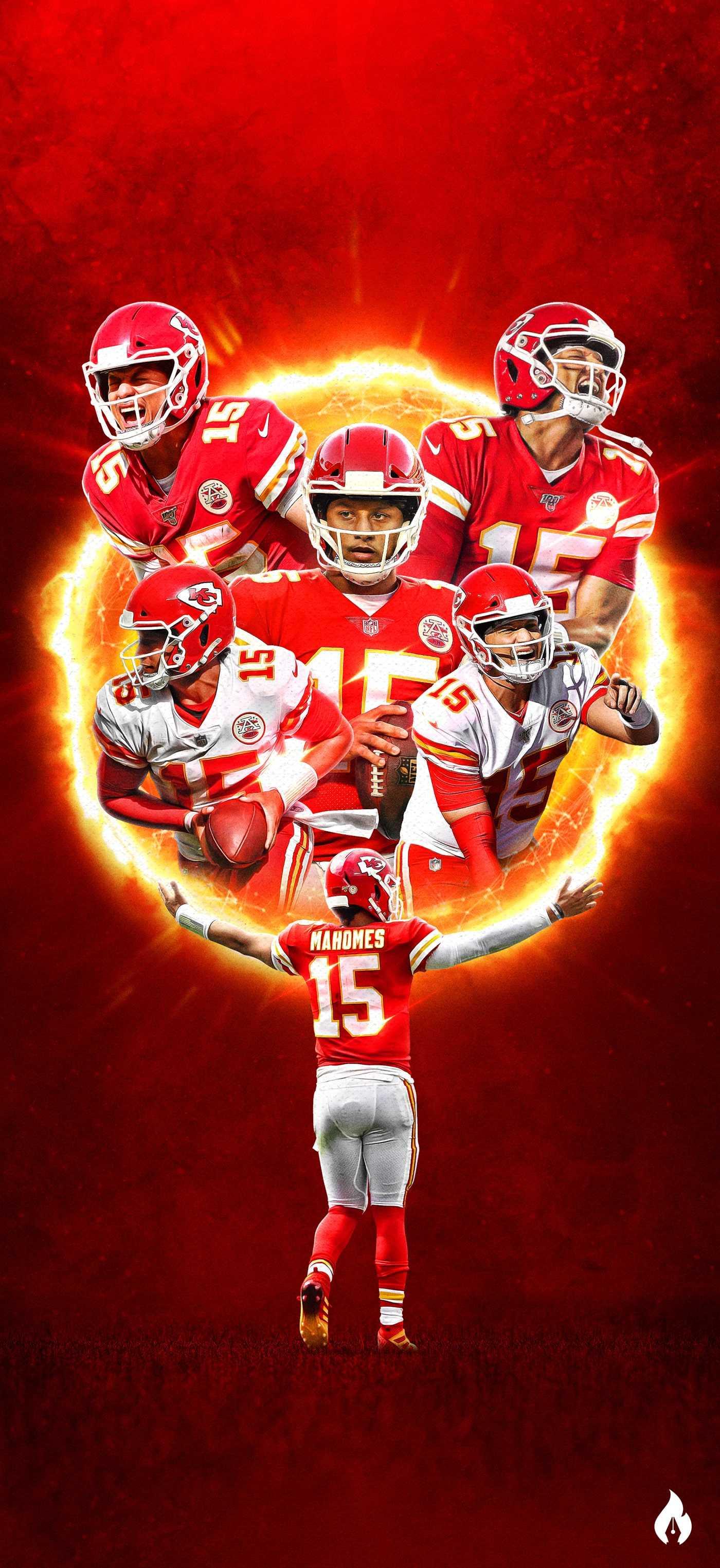 Patrick Mahomes Mobile Background 1400x3051