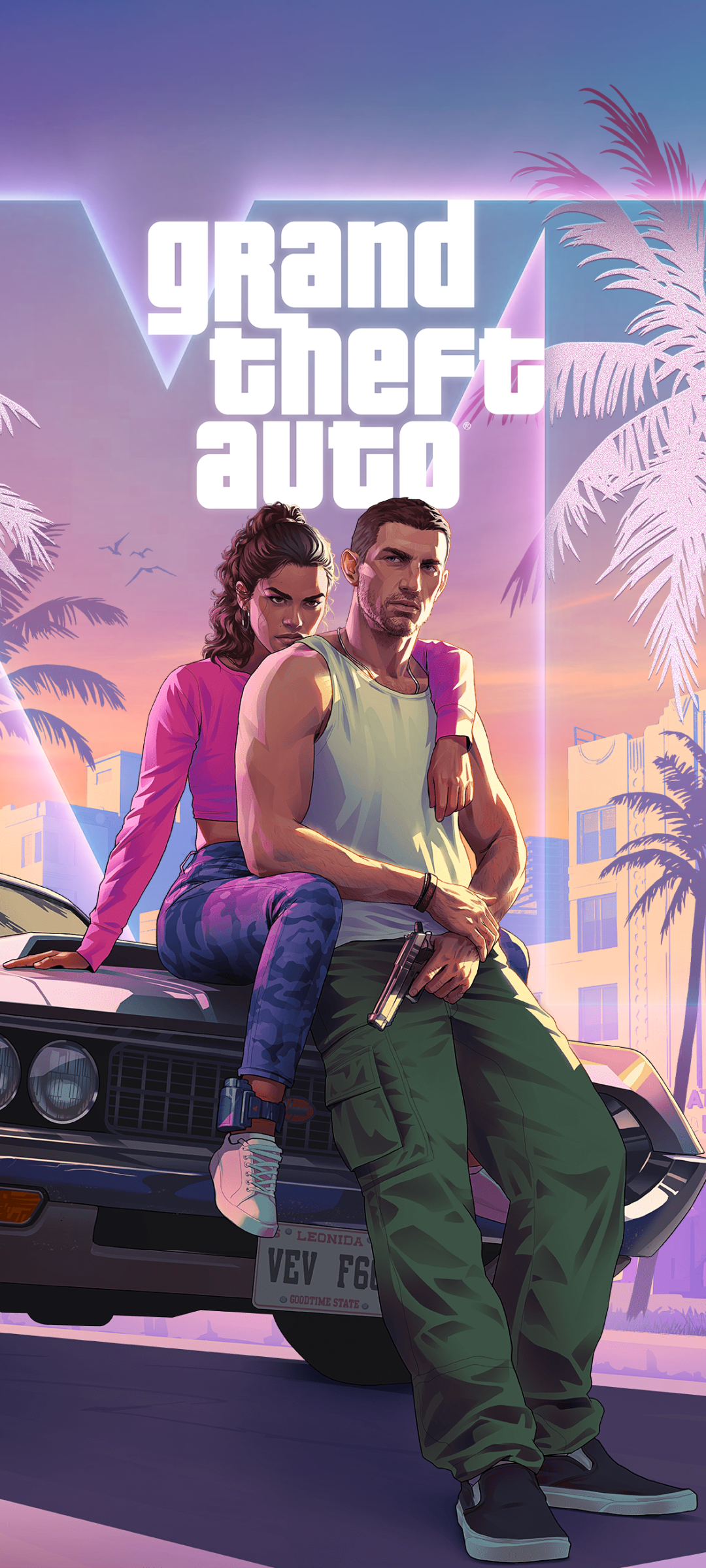 Gta 6 Poster Android Wallpaper Image 1080x2400