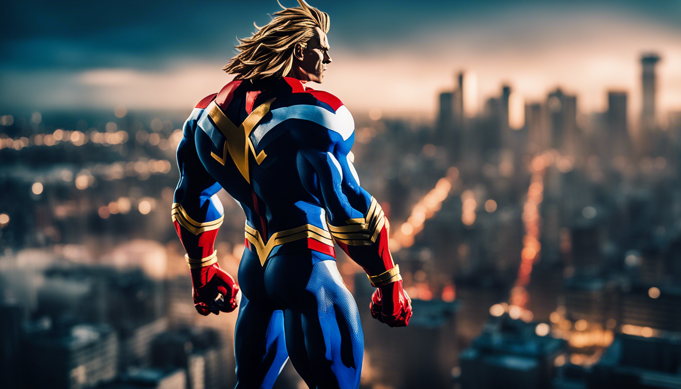 All Might 4k Wallpaper 1344x768