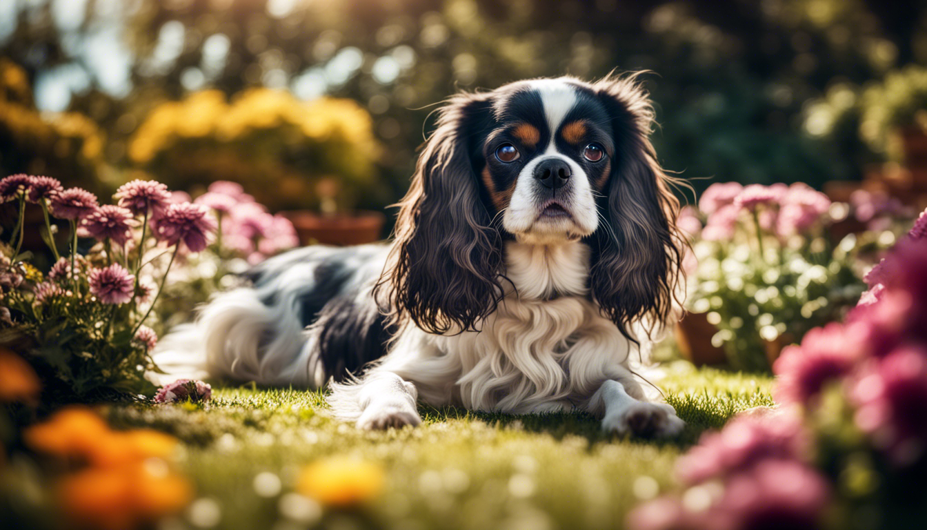 Charles Spaniel Dog Wallpaper 1344x768