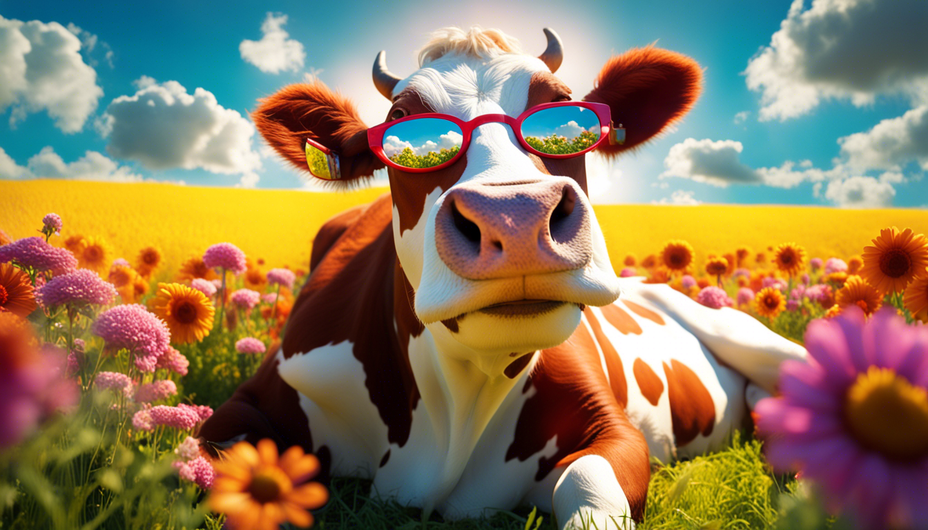 Cow Desktop Wallpaper 1344x768