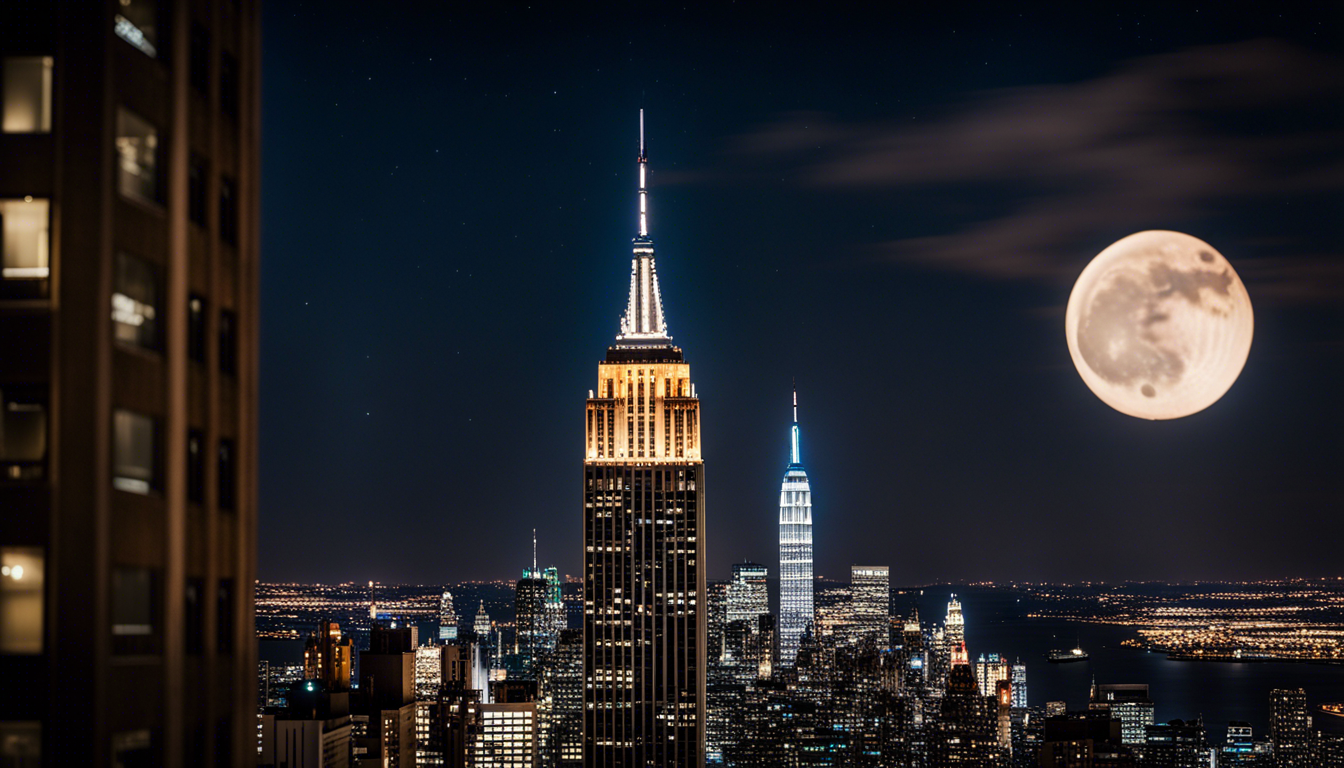 Empire State Hd Wallpaper 1344x768