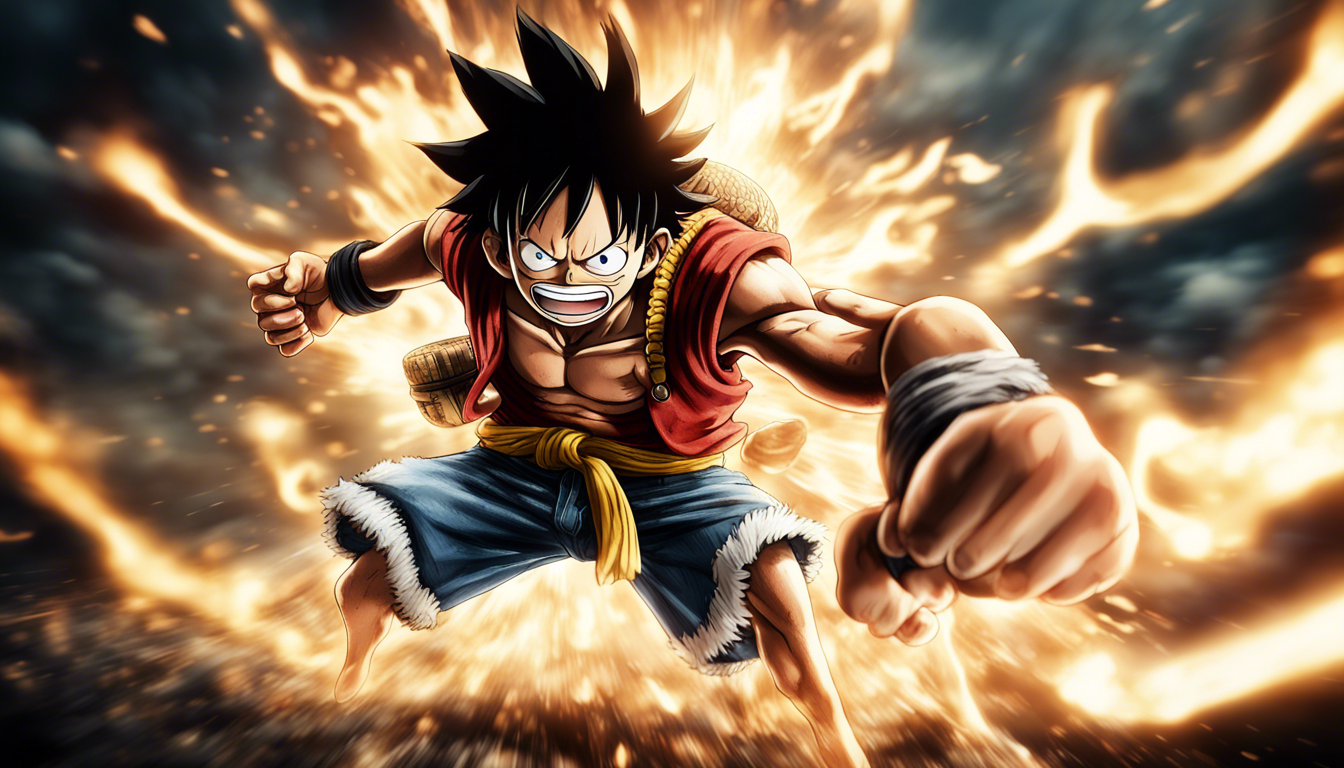 Gear 5 Luffy Wallpaper 1344x768