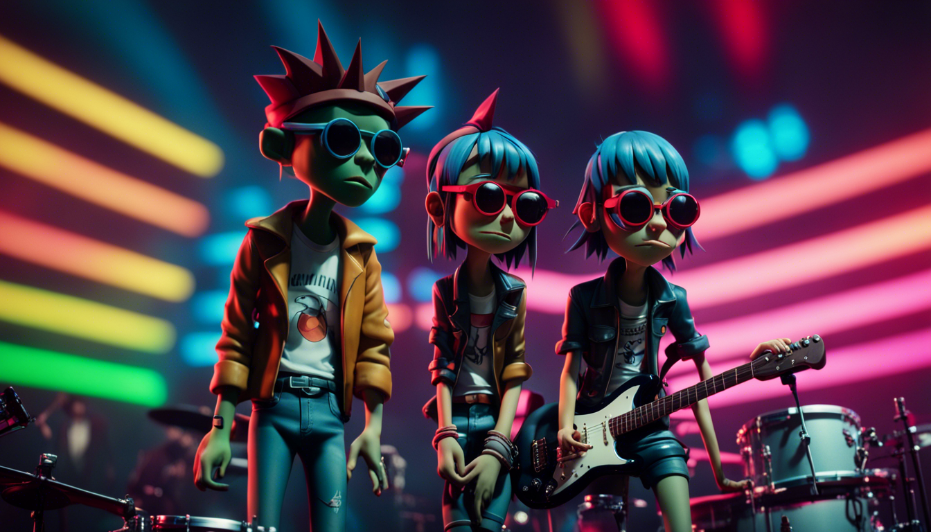 Gorillaz Wallpaper 1344x768