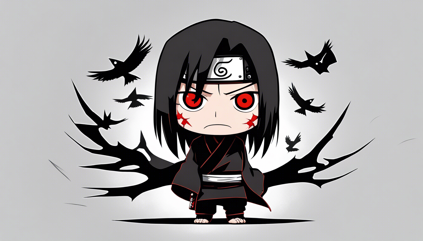 Itachi Chibi Wallpaper 1344x768