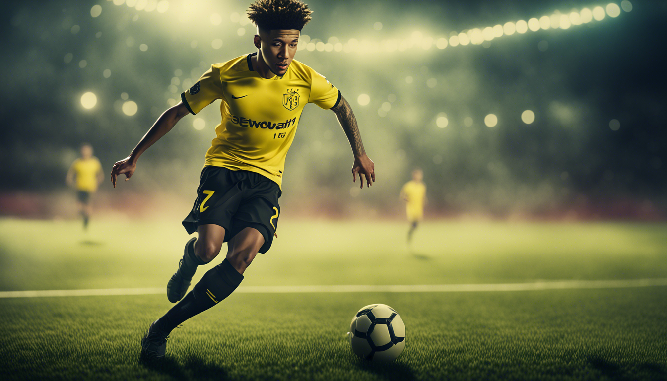 Jadon Sancho Wallpaper 1344x768