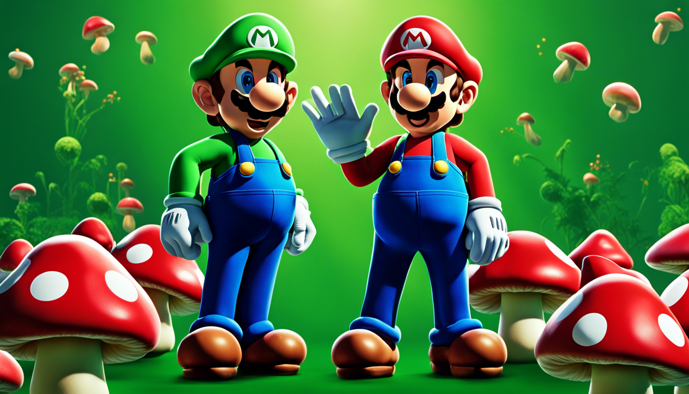 Mario Bros Wallpaper 1344x768