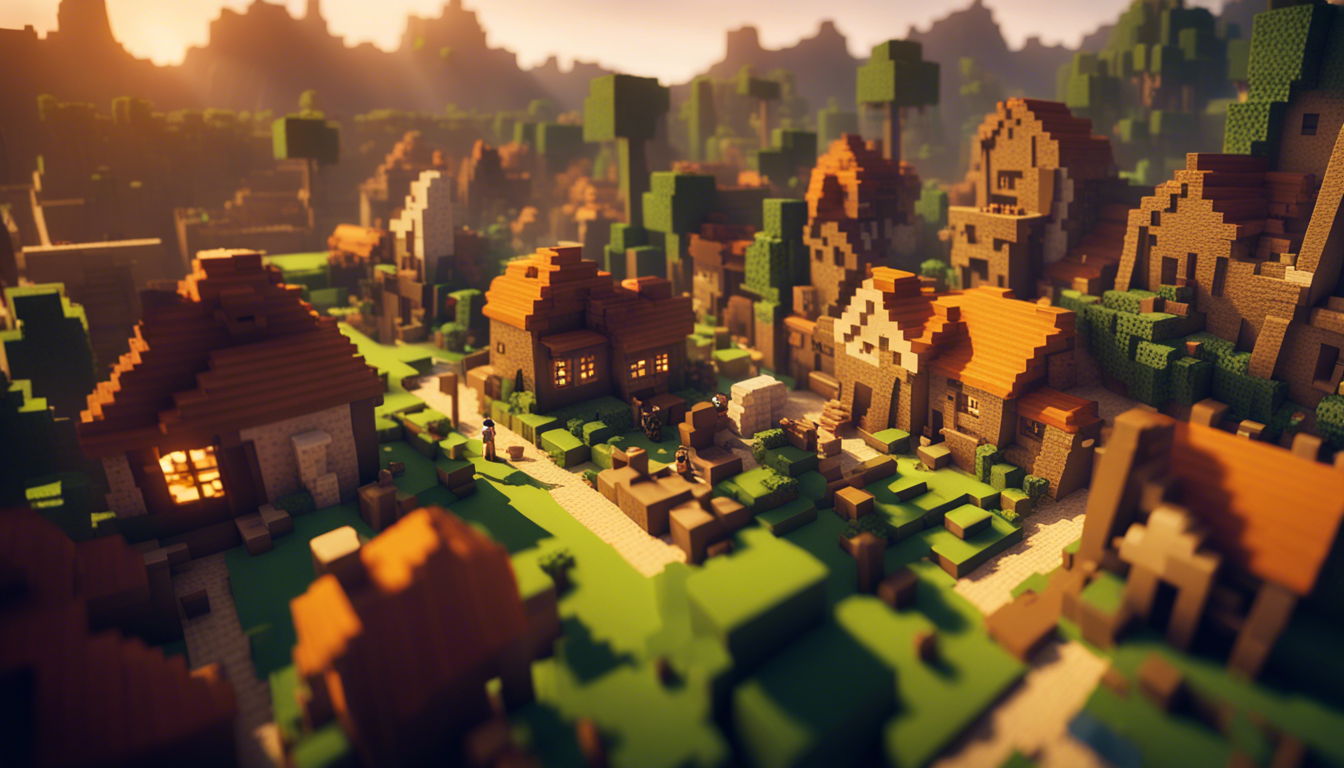 Minecraft Desktop Wallpaper 1344x768