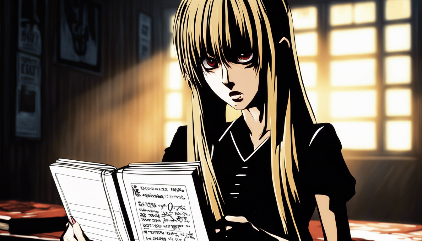 Misa Amane Wallpaper 1344x768