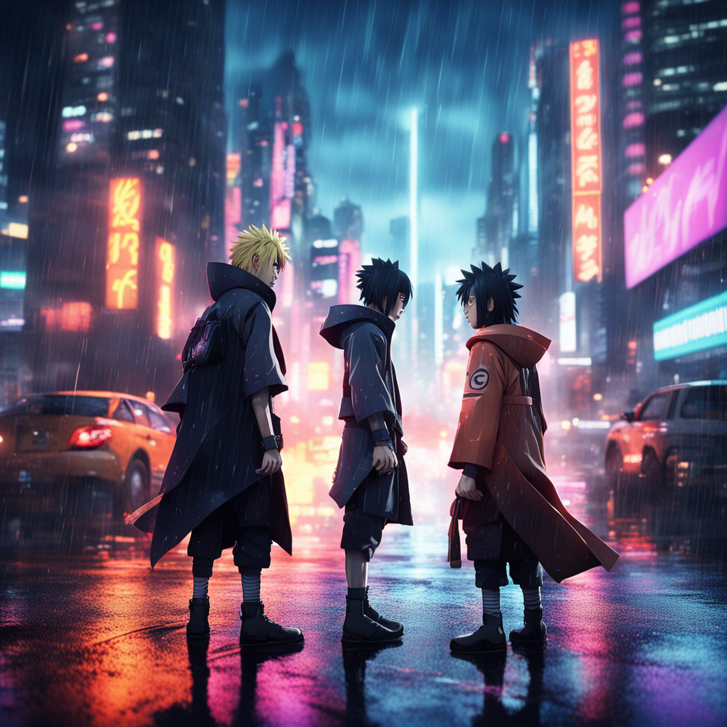 Naruto Neon iPhone Wallpaper 1024x1024