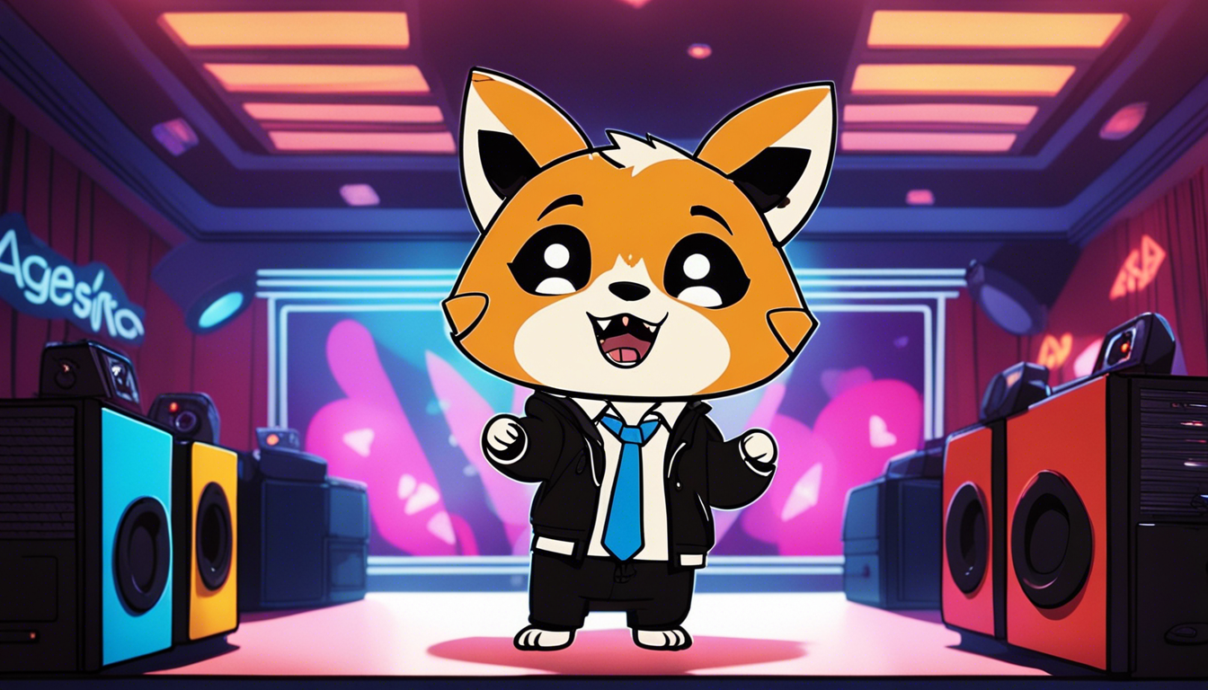 Title Aggretsuko Desktop Wallpaper 1344x768