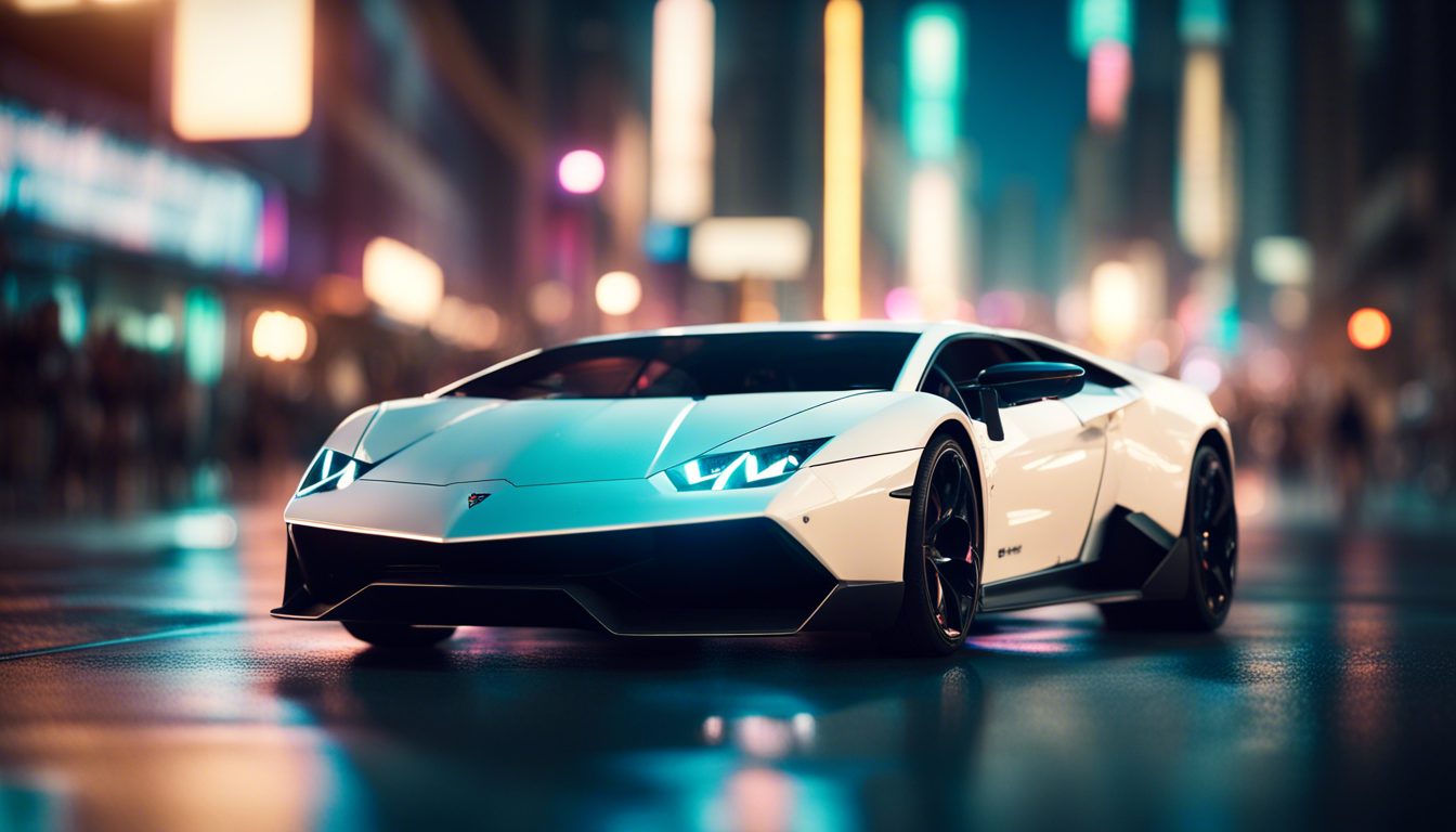 White Lamborghini Wallpaper 1344x768