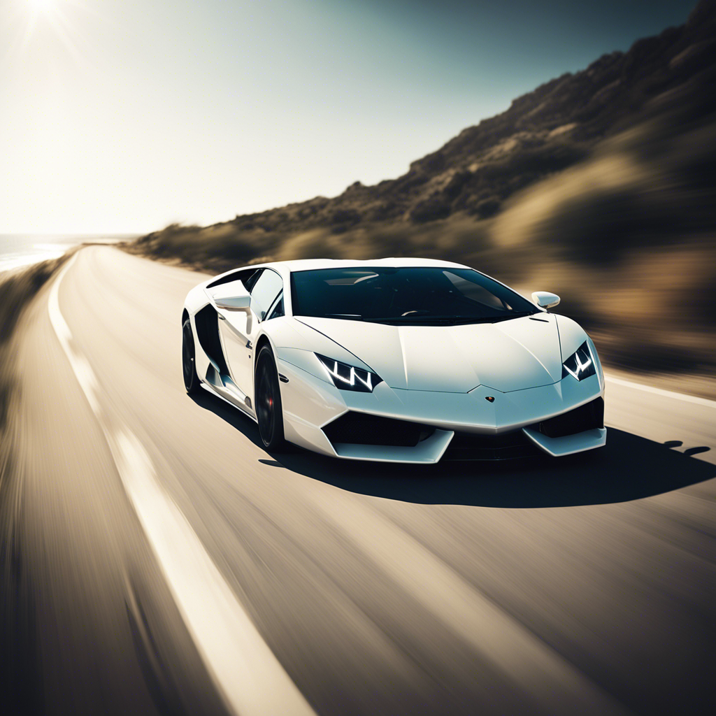 White Lamborghini Wallpaper 1024x1024